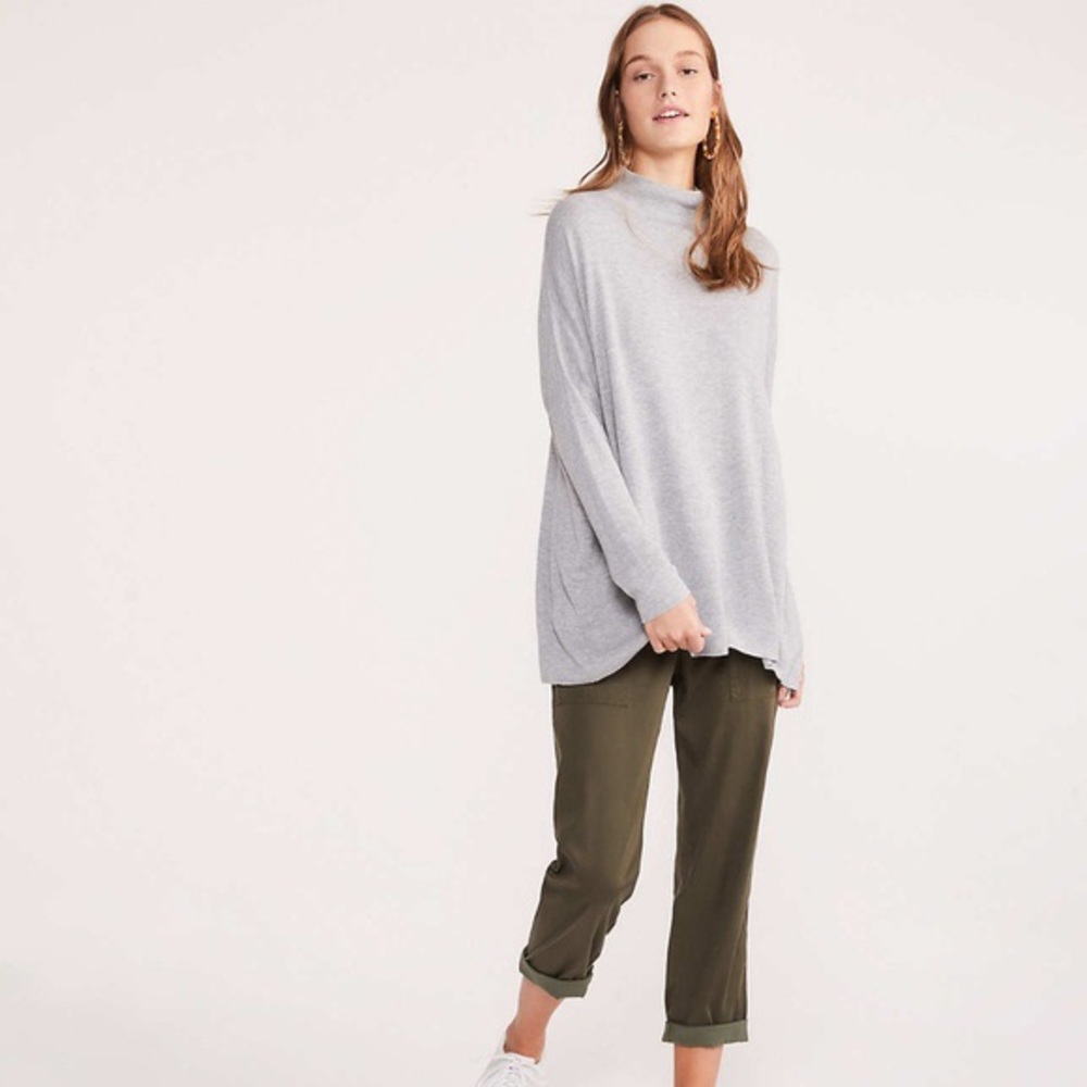 Lou & Grey Cozy Mock Neck Sweater